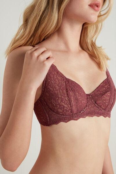 Pink Paris Recycled Lace Unpadded Balconette Bra, 5701_364U, large image number 3