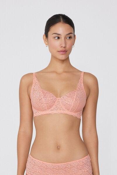 Beige Unpadded Balconette Bra, 5701_514W, large image number 1