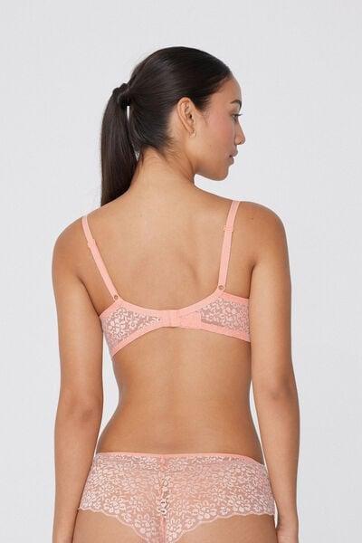 Beige Unpadded Balconette Bra, 5701_514W, large image number 2