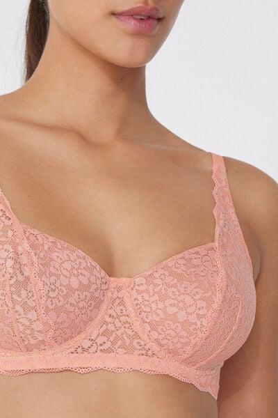 Beige Unpadded Balconette Bra, 5701_514W, large image number 3