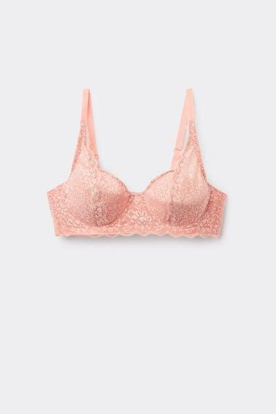 Beige Unpadded Balconette Bra, 5701_514W, large image number 4