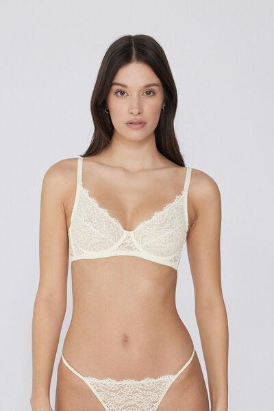White Paris Pearl Dream Balconette Bra, 5701_677V, large image number 1