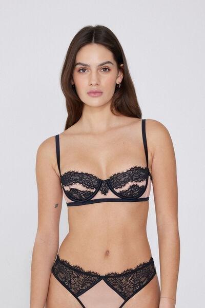 Multicolour Shadow Luxe Balconette Bra, 5701_314Y, large image number 1