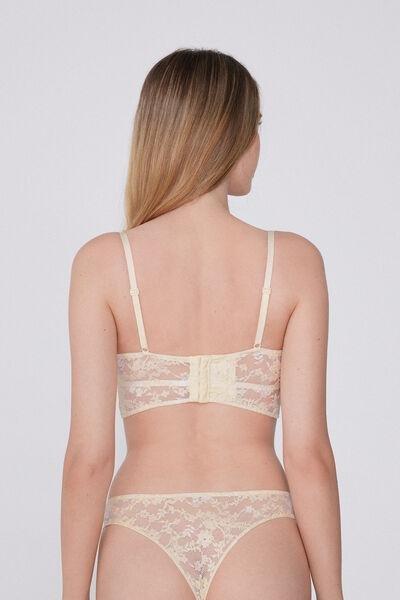 Beige Paris Eternal Cotton Balconette Bra, 5701_729Y, large image number 2