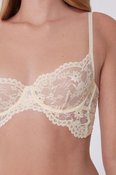 Beige Paris Eternal Cotton Balconette Bra, 5701_729Y, large image number 3