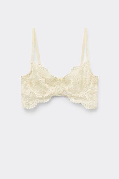 Beige Paris Eternal Cotton Balconette Bra, 5701_729Y, large image number 4