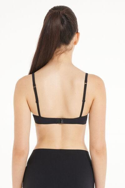Black Padded Push-Up Bra, , large image number 2