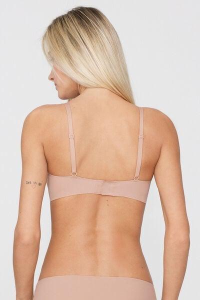 Beige Natural Lifting Laser Cut Triangle Bra, Natural Blush, large image number 2