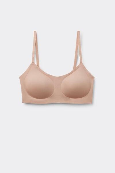 Beige Natural Lifting Laser Cut Triangle Bra, Natural Blush, large image number 4