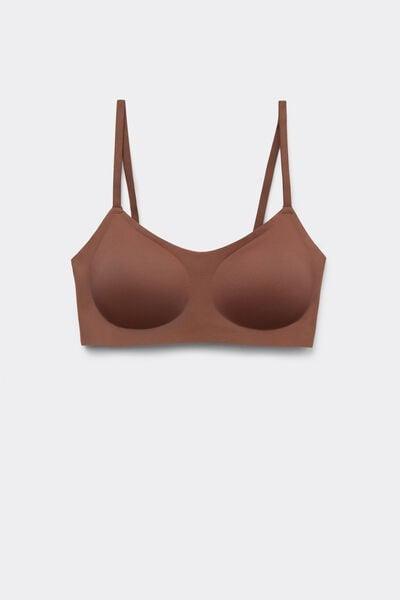 Caramel Natural Lifting Laser Cut Triangle Bra, 5701_304Y, large image number 4