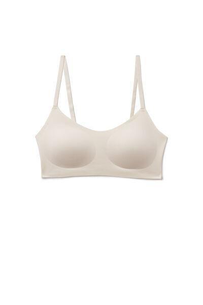 Cream Natural Lifting Plus Laser Cut Push-Up Bra, Ivory Cream, medium