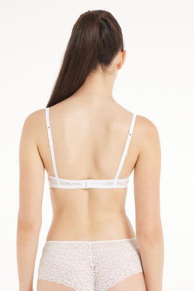 White Padded Push-Up Bra, , large image number 2