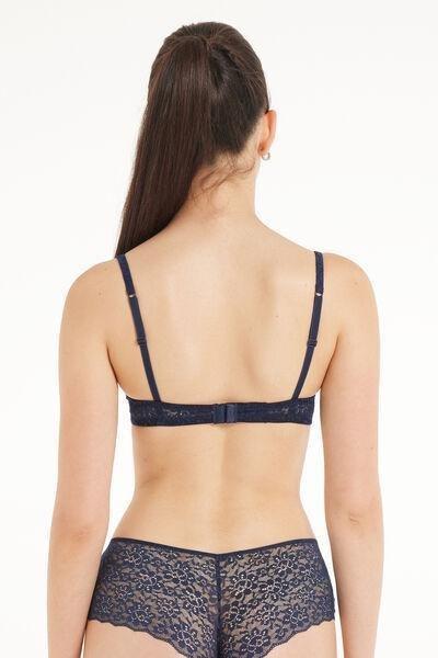 Blue Padded Push-Up Bra, , large image number 2