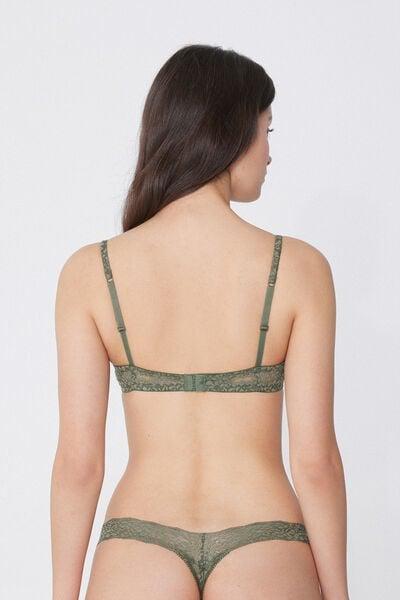 MILITARY GREEN Moscow Recycled Lace Push-Up Bra, 5701_920W, large image number 1