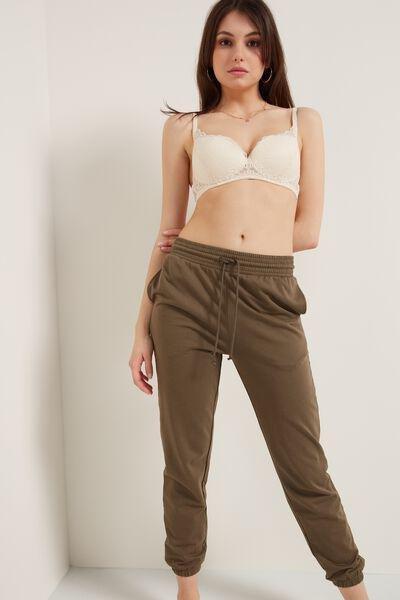 Cream Rome Recycled Lace Padded Push-Up Bra, Ivory Cream, large image number 1