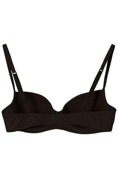 Black Microfiber Wien Balconette Bra, , large image number 5