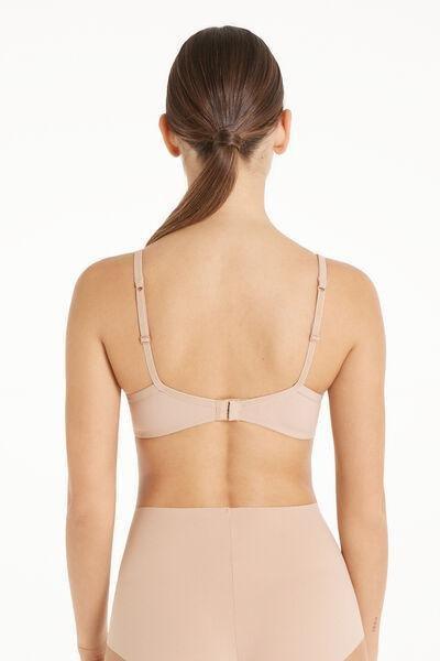 Beige Microfiber Wien Balconette Bra, , large image number 2