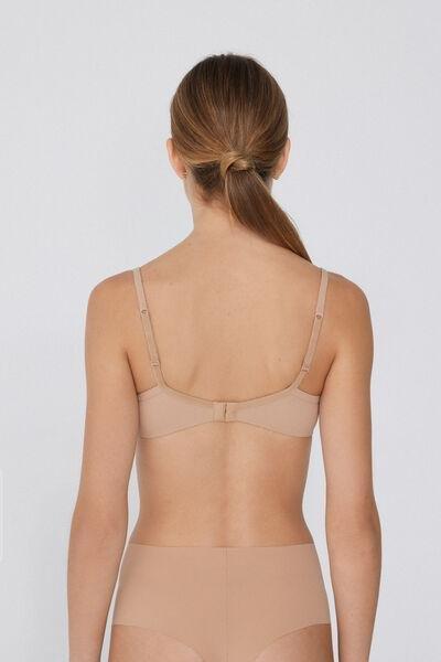 Beige Microfiber Wien Balconette Bra, Natural Blush, large image number 2