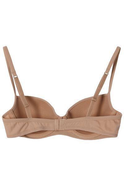 Beige Microfiber Wien Balconette Bra, , large image number 5