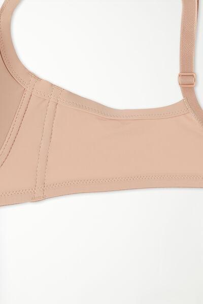 Beige Microfiber Wien Balconette Bra, , large image number 6