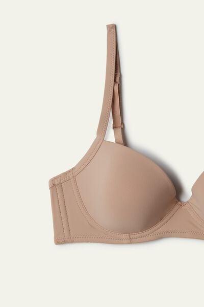 Beige Microfiber Wien Balconette Bra, 5701_1905, large image number 7