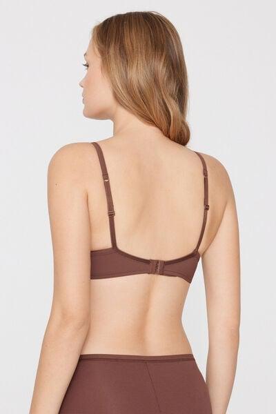 Caramel Wien Recycled Microfibre Balconette Bra, 5701_304Y, large image number 2