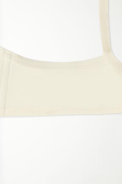 Cream Microfiber Wien Balconette Bra, , large image number 6
