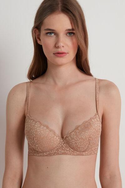 Buy Latte Nude Recycled Lace Full Cup Bra 36D | Bras | Argos