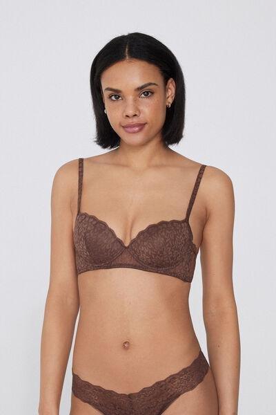 Caramel Slightly Padded Balconette Bra, 5701_304Y, large image number 1