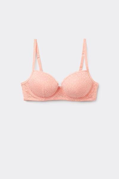 APRICOT Wien Recycled Lace Slightly Padded Balconette Bra, 5701_514W, large image number 4