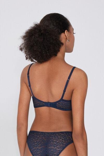 حمالة صدر بالكونيت مبطنة قليلاً من الدانتيل الأزرق المطلق من wien, Absolute Blue, large image number 2