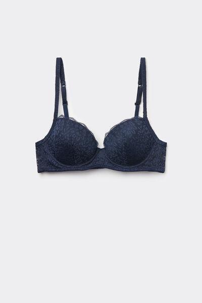 حمالة صدر بالكونيت مبطنة قليلاً من الدانتيل الأزرق المطلق من wien, Absolute Blue, large image number 4