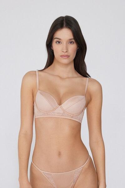 Beige Wien Divine Nudes Balconette Bra, , large image number 0
