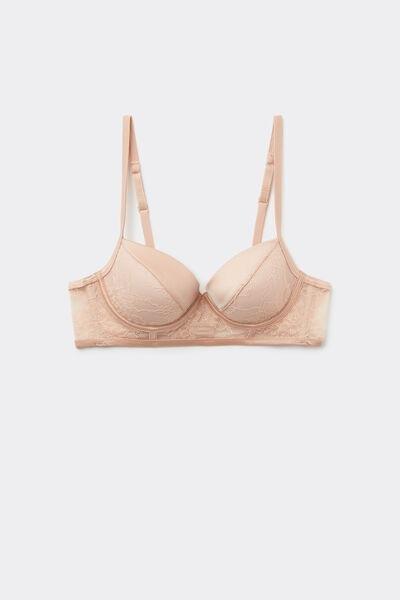 Beige Wien Divine Nudes Balconette Bra, , large image number 4