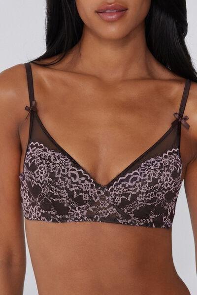 Pink Midnight Bloom Lightly Padded Balconette Bra, 5701_979Y, large image number 2