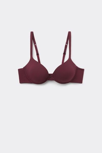 Brown Athens Recycled Microfibre Push-Up Bra, 5701_581Z, large image number 4