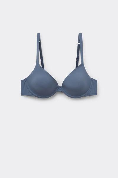 GALACTIC BLUE Athens Recycled Microfibre Push-Up Bra, 5701_730Y, large image number 3