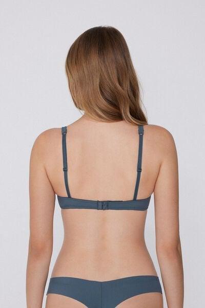 Grey Recycled Microfibre Push-Up Bra, 5701_731Y, large image number 2