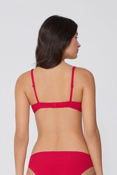 Red Push-Up Microfibre Bra, 5701_873V, large image number 2