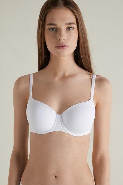 White Prague Full Cover Balconette Bra, Women, , large image number 0