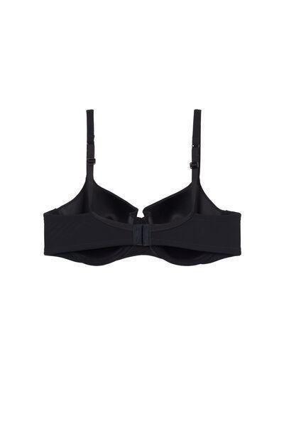 Black Full Cover Balconette Bra, , large image number 5