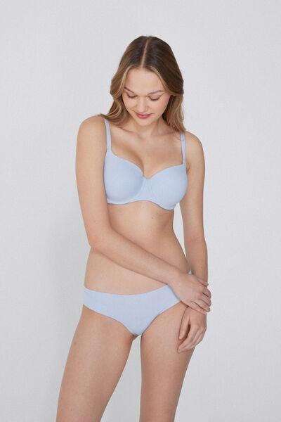 Blue Full Coverage Balconette Bra, 5701_307Y, large image number 0