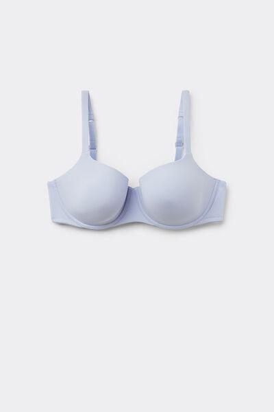 Blue Full Coverage Balconette Bra, 5701_307Y, large image number 3