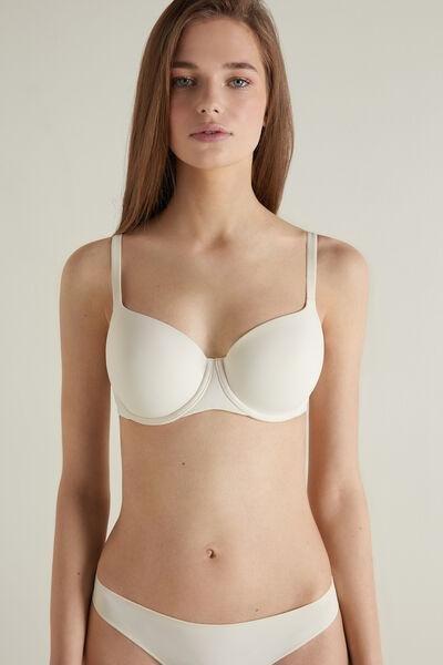 Cream Prague Full Cover Balconette Bra, , large image number 0