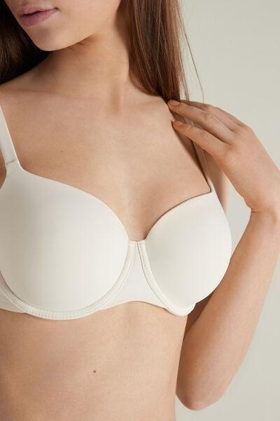 Cream Prague Full Cover Balconette Bra, , large image number 3