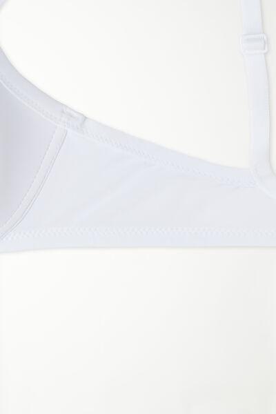 White Athens Microfibre Push-Up Bra, , large image number 7