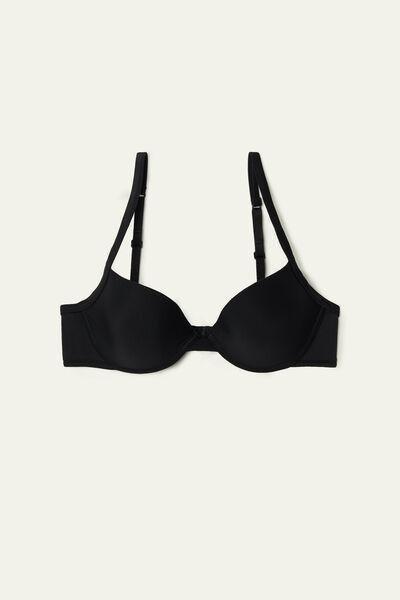 Tezenis - Black Athens Microfibre Push-Up Bra