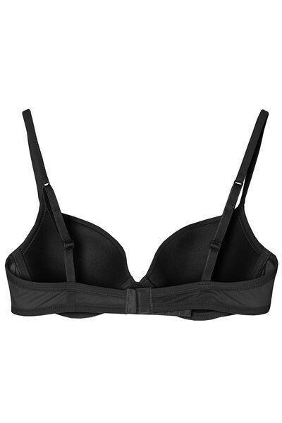 Black Athens Microfibre Push-Up Bra, , large image number 6