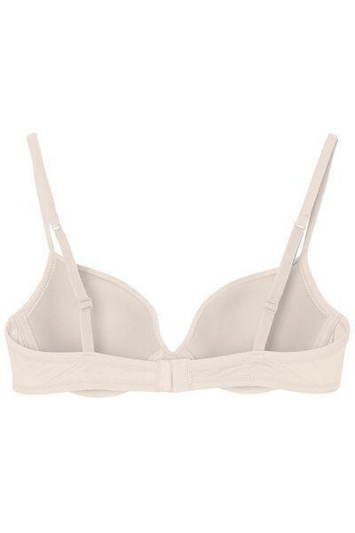Ivory Cream Athens Push-Up Bra In Microfibre, Women, , large image number 5