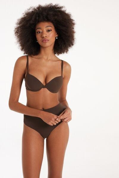 Brown Push-Up Bra, , large image number 1